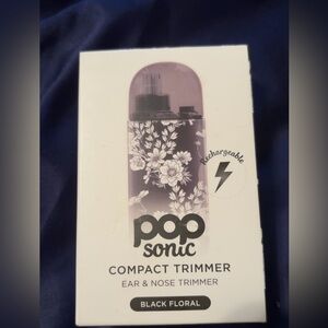 PopSonic Compact Ear & Nose Trimmer - Black Floral- retails for $29.99 online